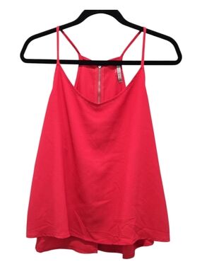 NWT ACTIVE USA SPAGHETTI STRAP FLOWY TANK W/ZIPPER AND SLIT IN THE BACK SZ.M